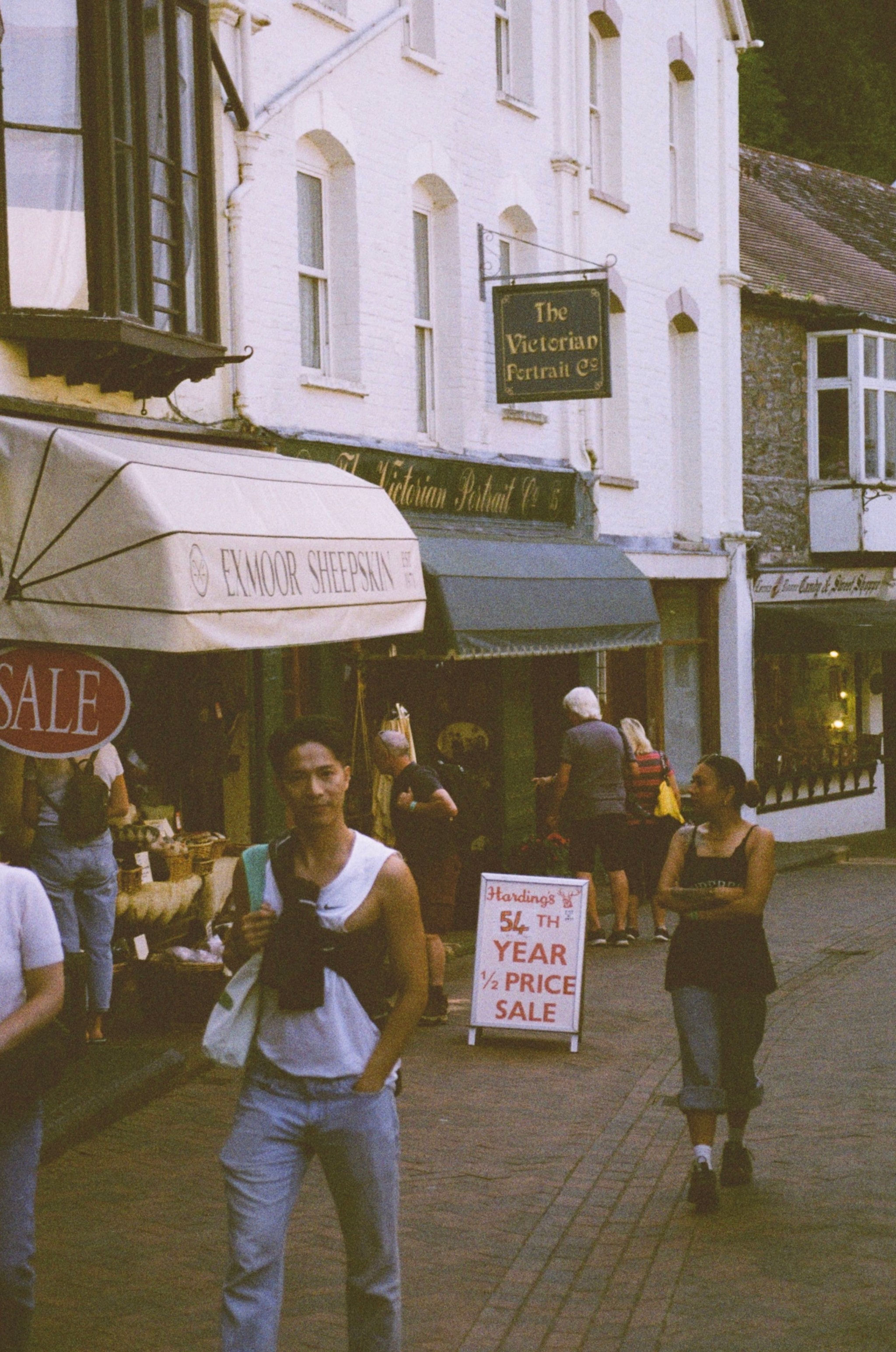 Walking though Lynmouth